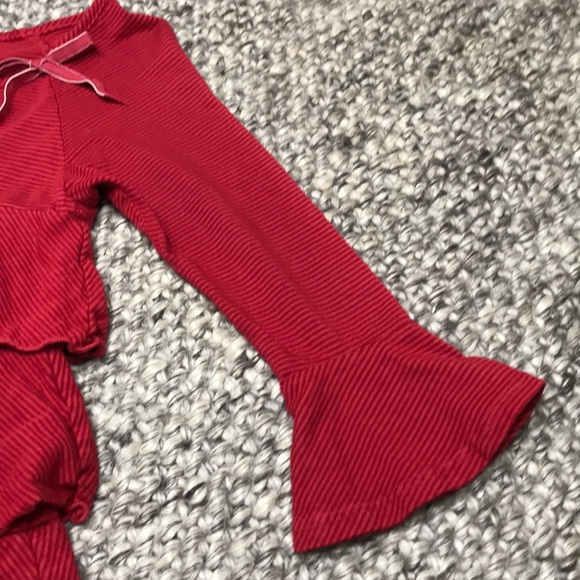 Luna Luna Girls Red Striped Dress - Picture 5 of 5